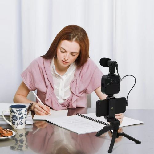 Kit para Crear Videos con Micrófono + Luz LED + Trípode